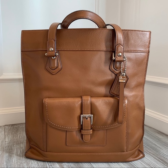 Coach Handbags - Coach Brown Leather Tote